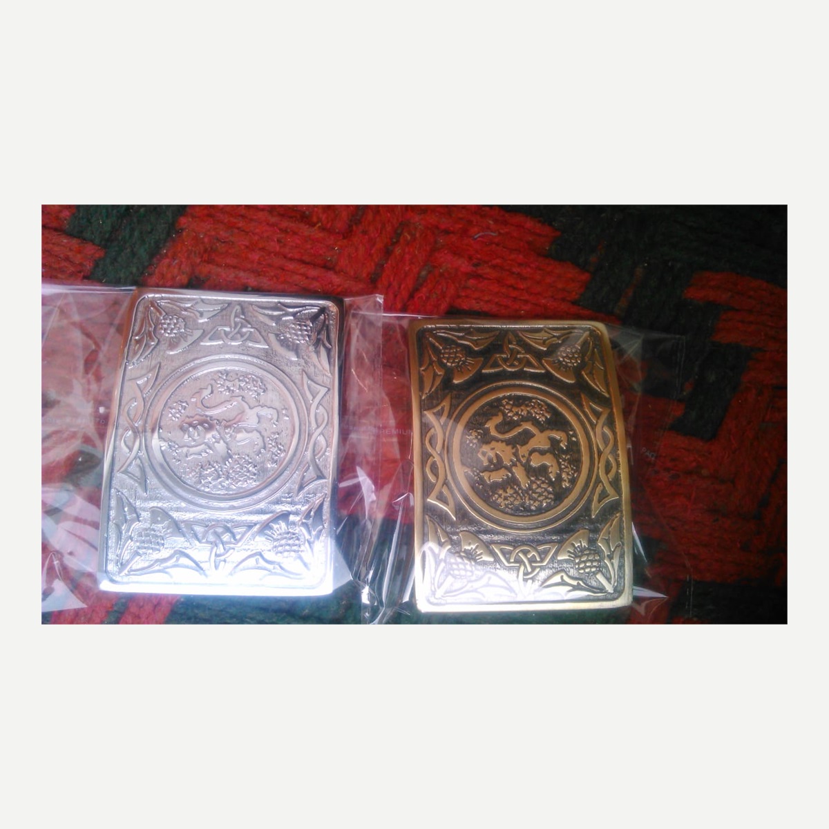 Engraved Celtic Belt Buckle Packaged - Highland accessory - Al Wahab Global product reference