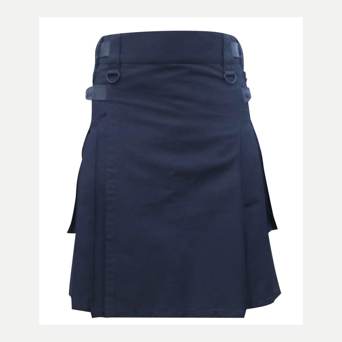 Navy Utility Kilt Front 01 - custom kilt - Al Wahab Global product reference