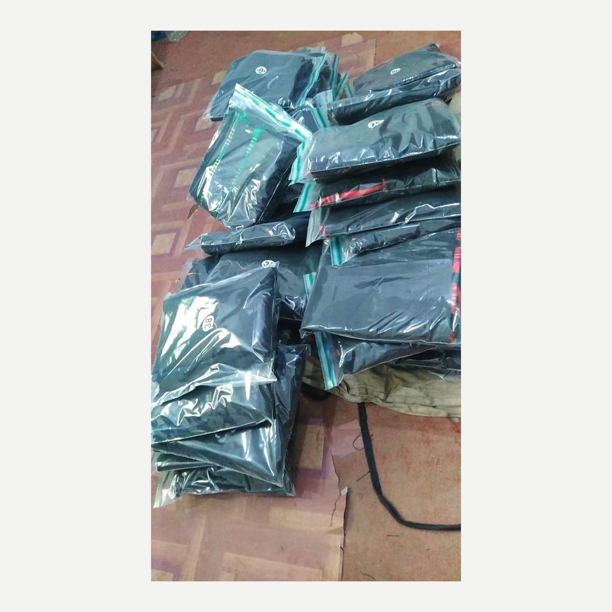 Packaged Kilts Bulk Stock 01 - assortment and stockroom - Al Wahab Global product reference